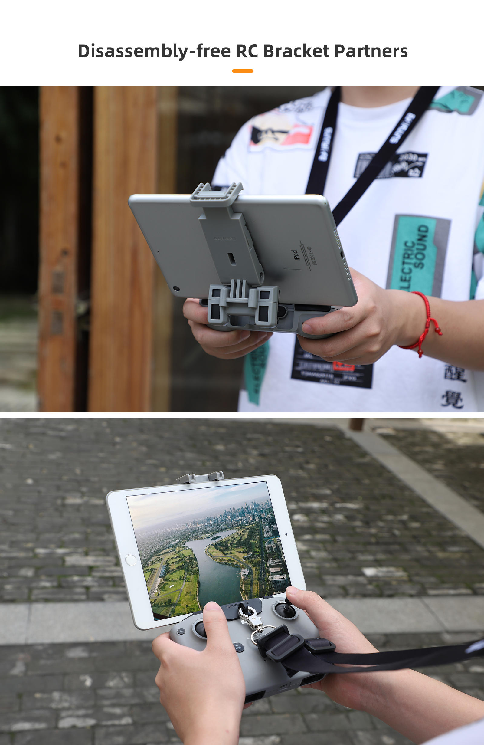 Foldable Disassembly-free Brac - đánh giá và giá Drone Tablet Mount
