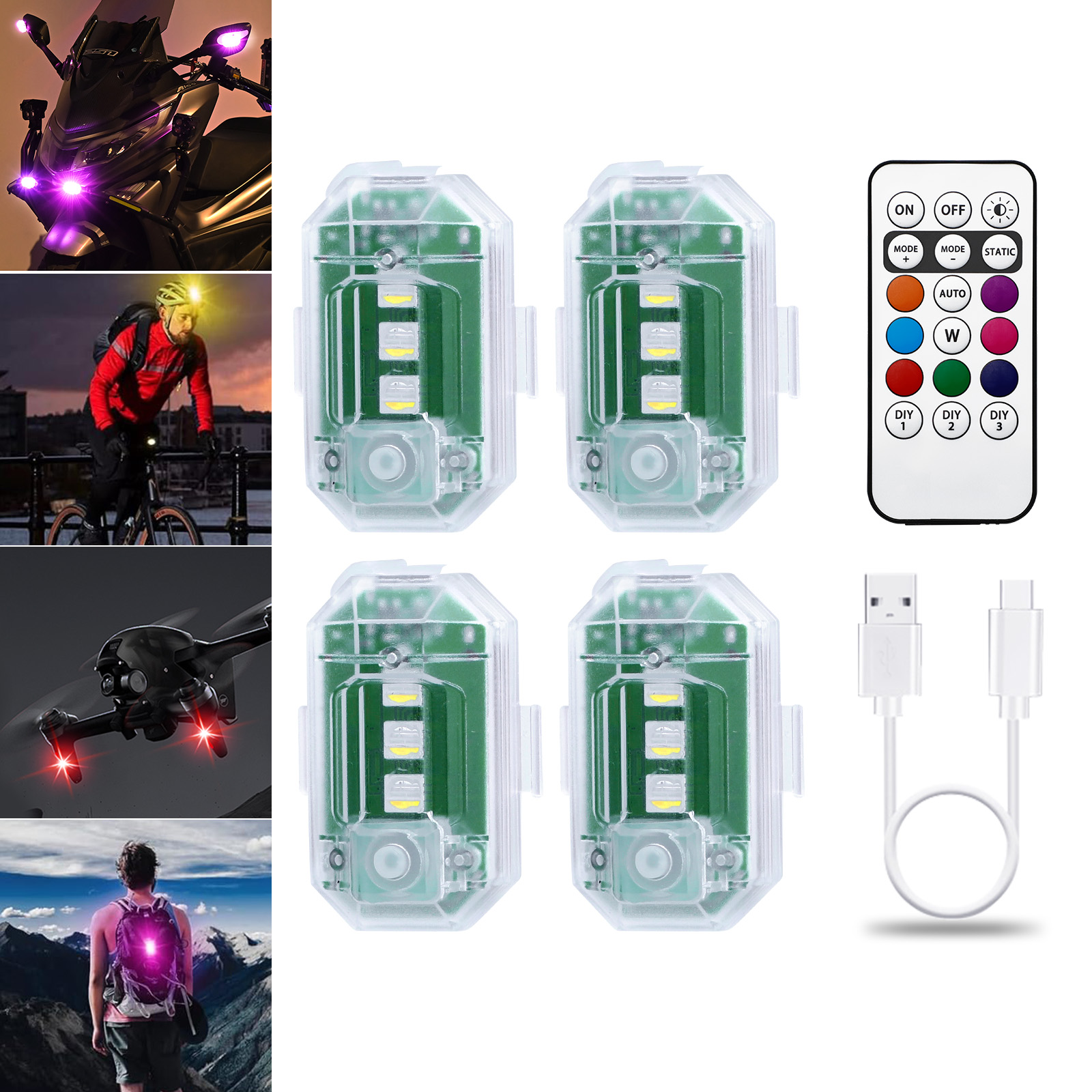LECART Wireless Led Lights for - đánh giá và giá Drone Strobe Light