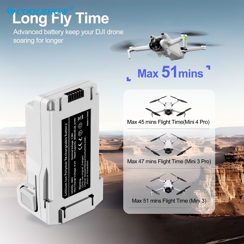 Battery for DJI MINI 3 PRO Dro - đánh giá và giá Drone Charging Hub