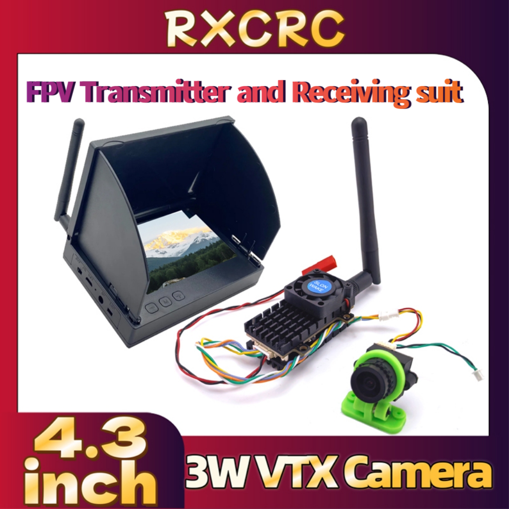 RXCRC 5.8G 3W Video VTX transm - đánh giá và giá Drone Controller Screen