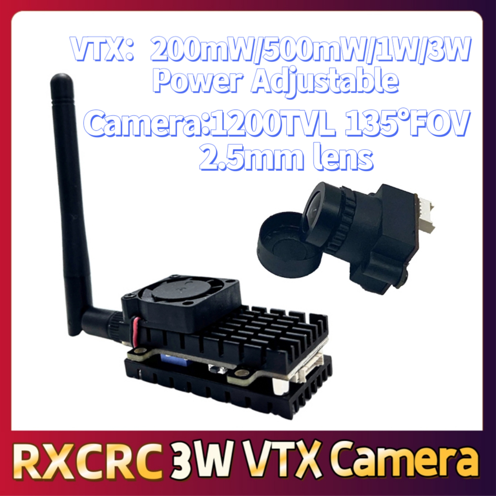 RXCRC 5.8G 3W Video VTX transm - đánh giá và giá Drone Controller Screen