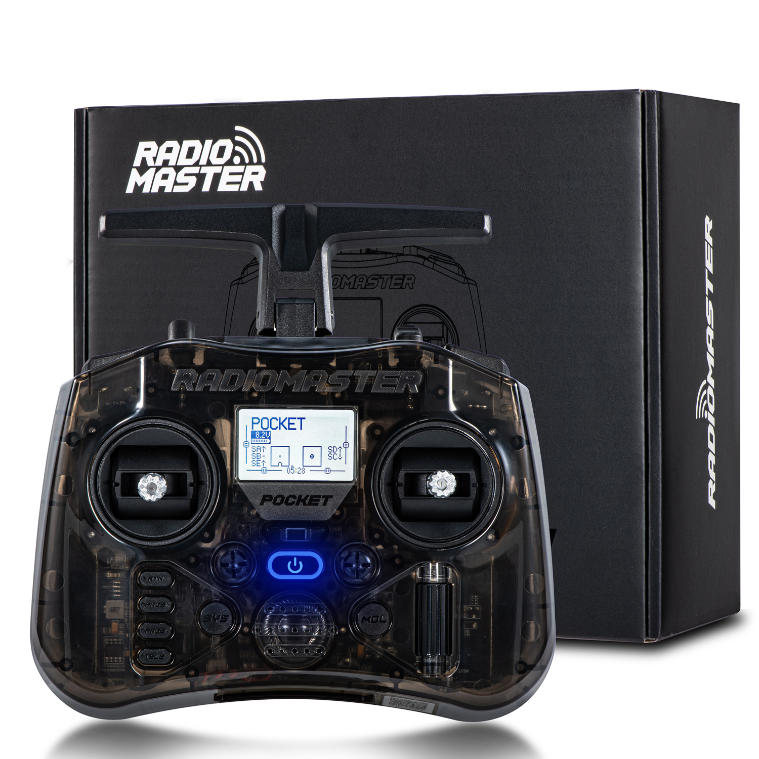 RadioMaster POCKET P16 2.4G Ra - đánh giá và giá Drone Control Stick