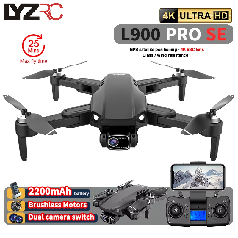 L900 Pro SE MAX GPS Drone 4K P - đánh giá và giá Drone Controller Screen