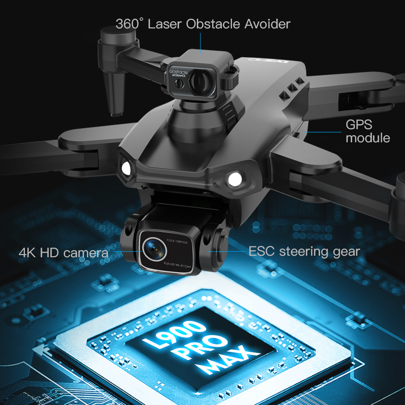 L900 Pro SE MAX GPS Drone 4K P - đánh giá và giá Drone Controller Screen