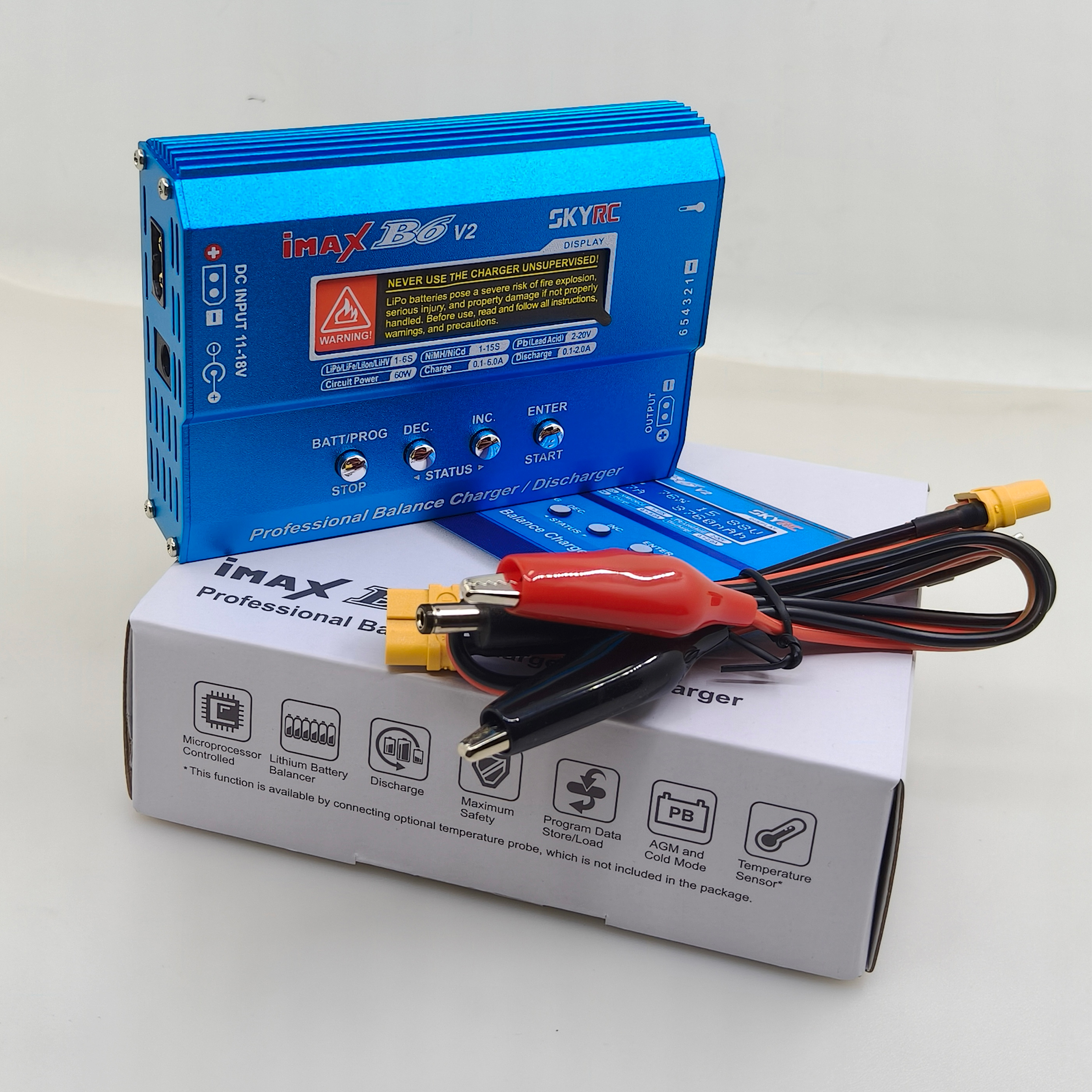 IMAX B6 / B6AC 80W T/XT60plug  - đánh giá và giá Drone Battery Adapter