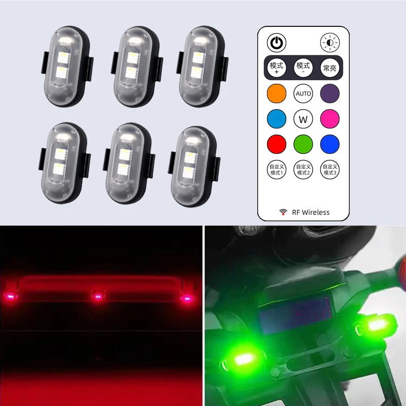 Motorcycle Aircraft Lights RGB - đánh giá và giá Drone Strobe Light