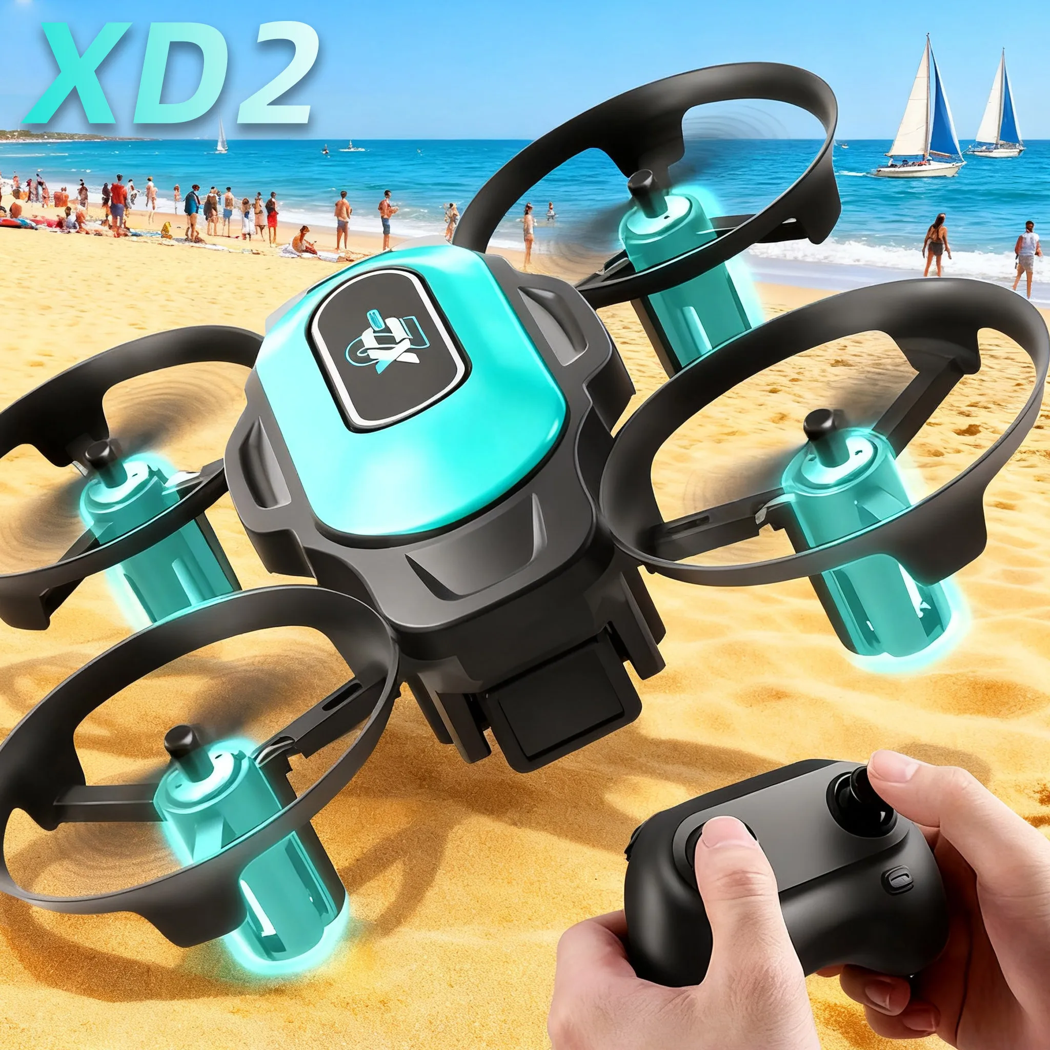 XD2 Mini Drone, 360° Stunt Fli - đánh giá và giá Drone Controller Screen