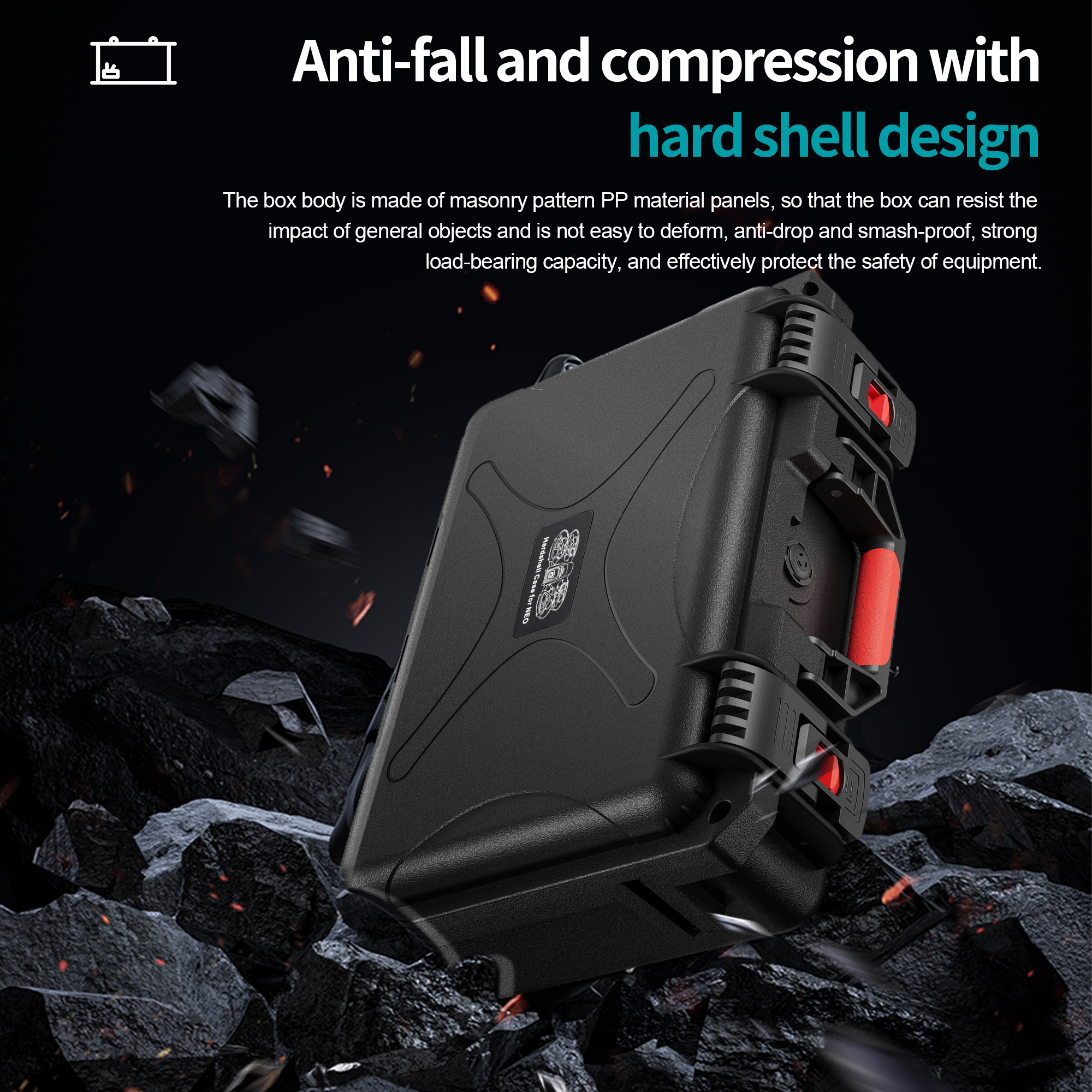 Portable Hard Waterproof Case  - đánh giá và giá Drone Charging Hub