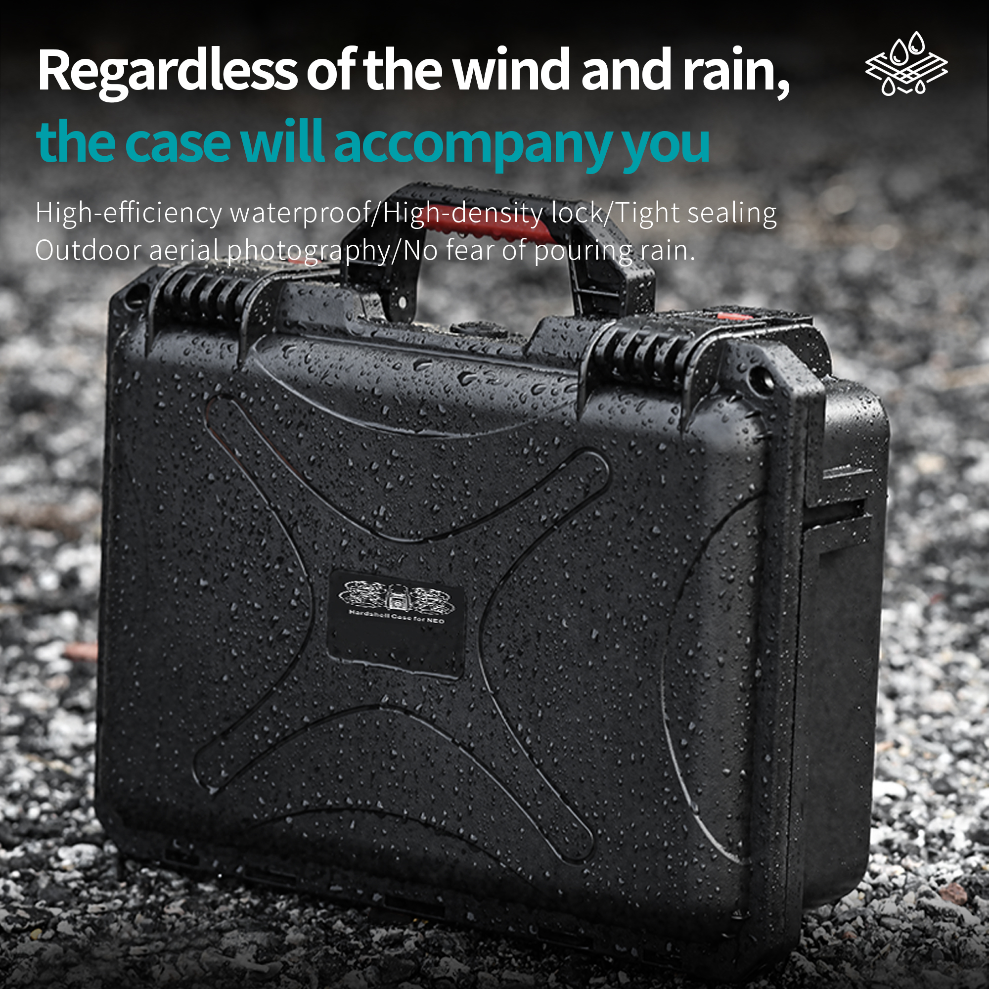 Portable Hard Waterproof Case  - đánh giá và giá Drone Charging Hub