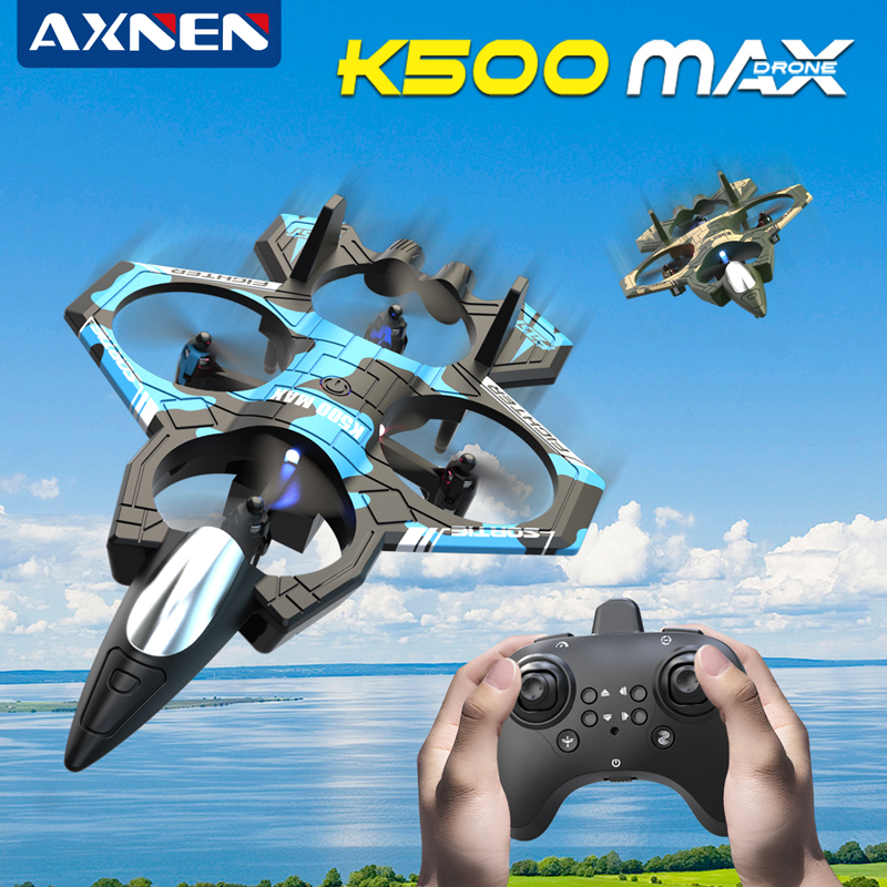 AXNEN K500 MAX RC Plane Fighte - đánh giá và giá Drone Beacon Light