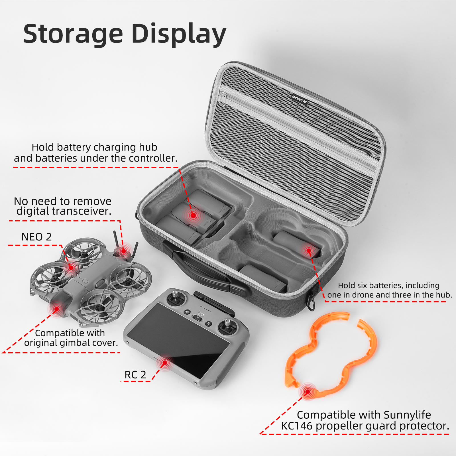 Portable Carrying Case For DJI - đánh giá và giá Drone Carrying Case