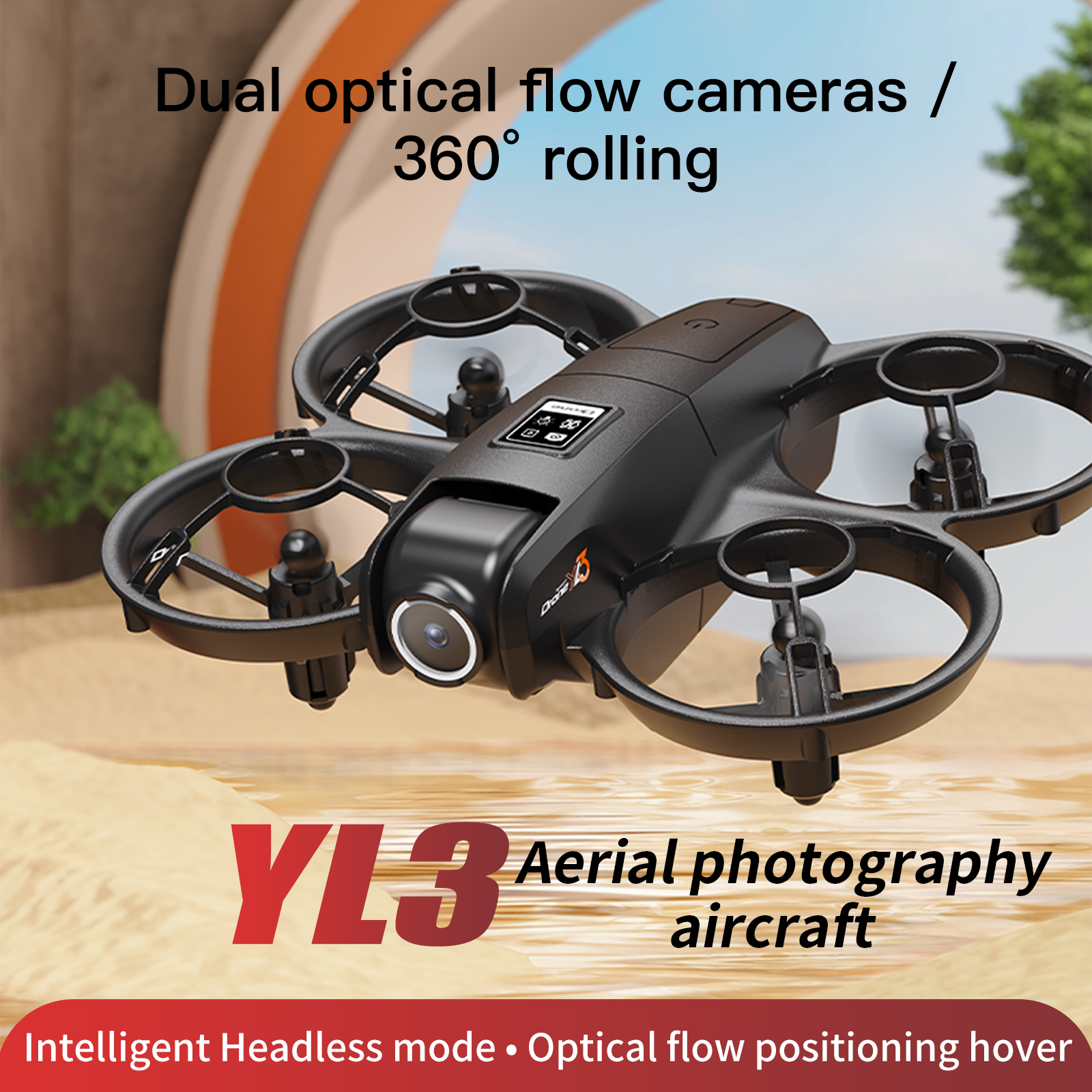YL3 Remote-Controlled Drone wi - đánh giá và giá Drone Controller Screen