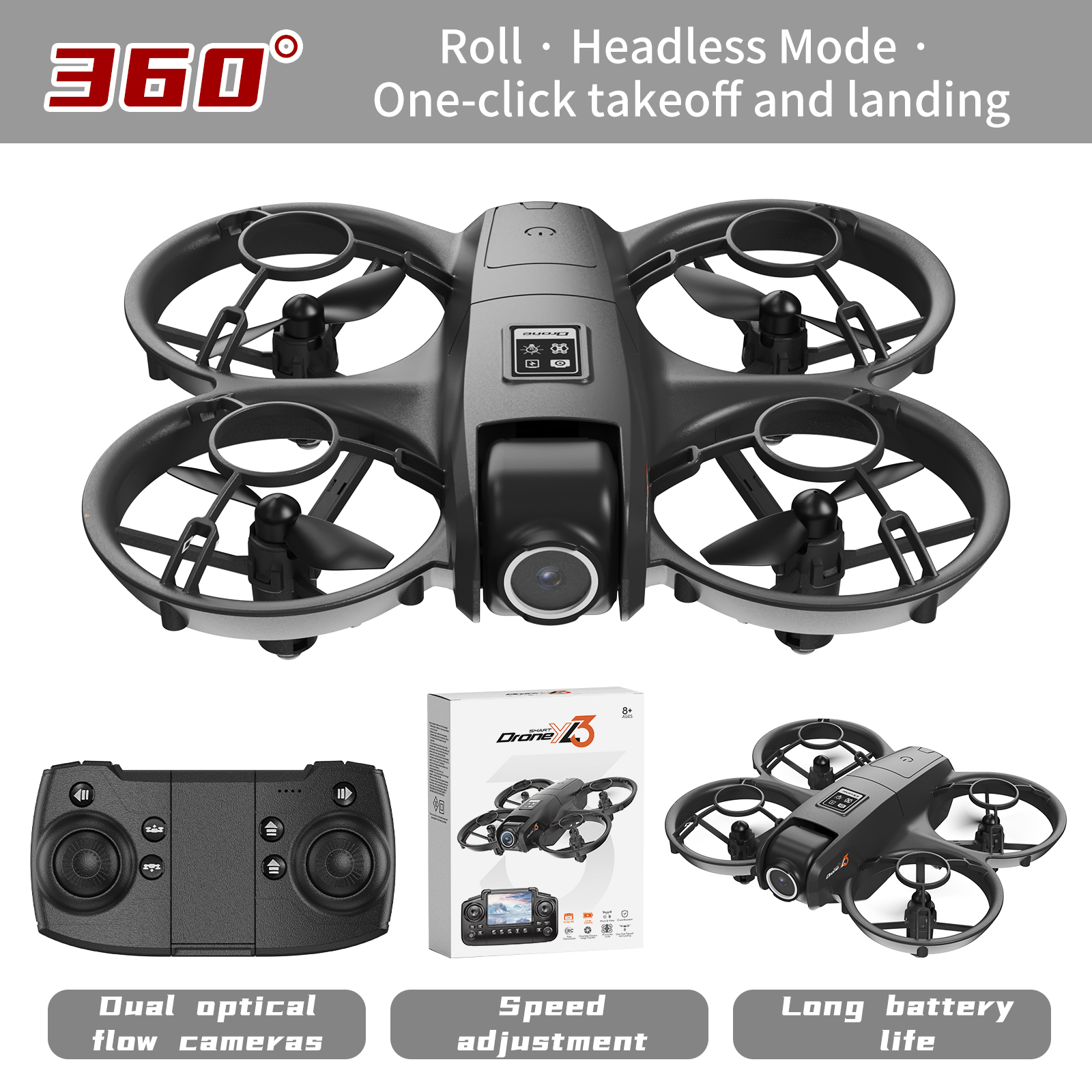 YL3 Remote-Controlled Drone wi - đánh giá và giá Drone Controller Screen
