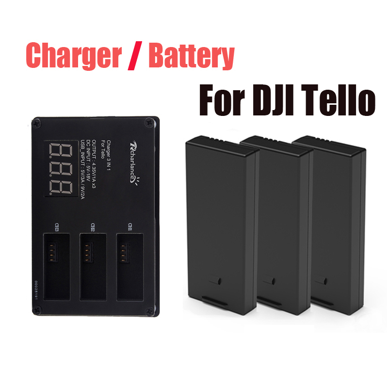Original DJI Tello battery / D - đánh giá và giá Drone Charging Hub
