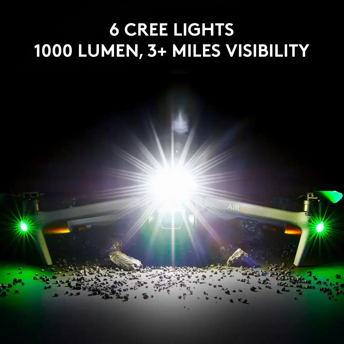 VIFLY Strobe Platinum - 6 Cree - đánh giá và giá Drone Beacon Light