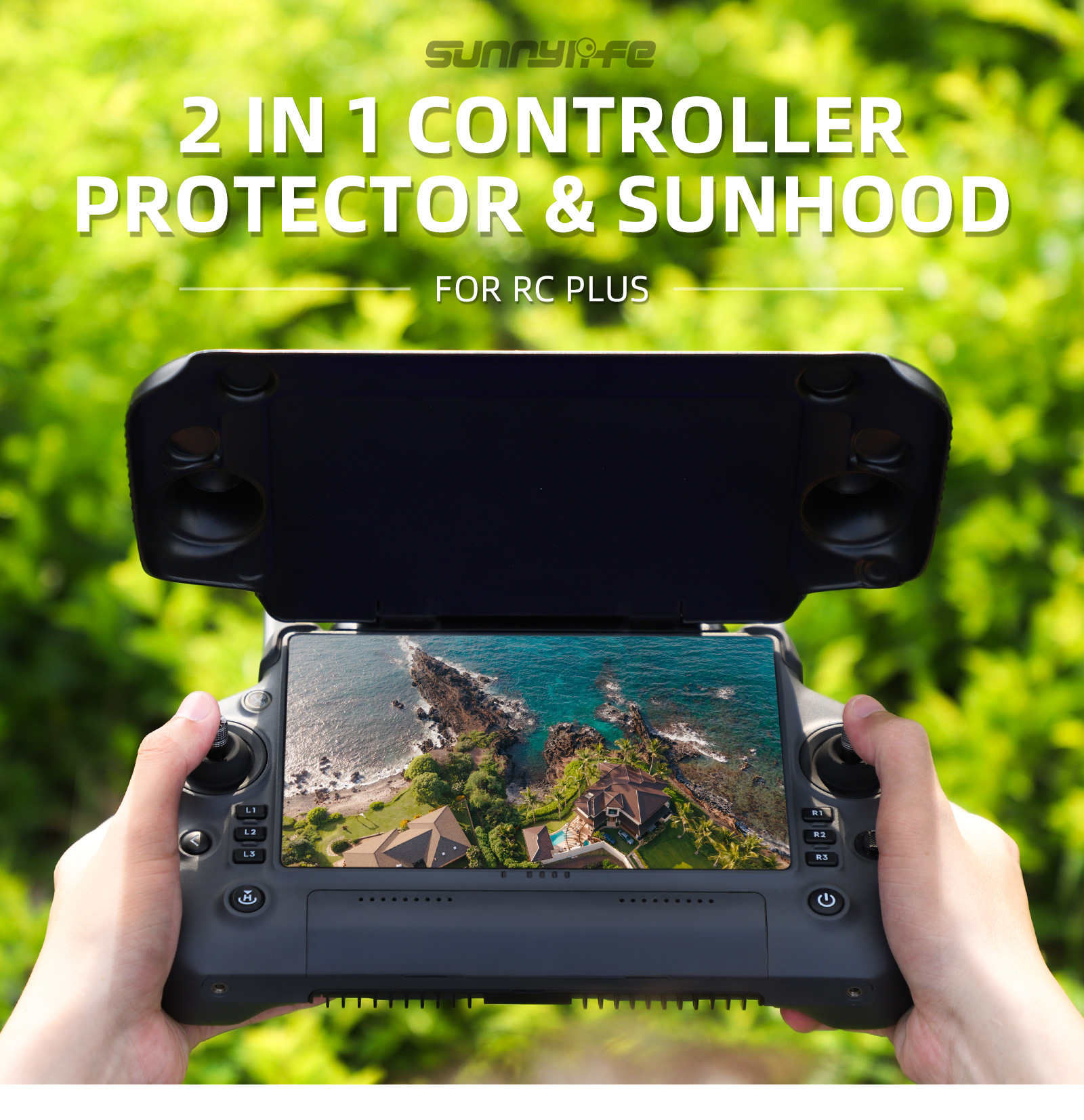 RC Plus Sun Hood Joystick Prot - đánh giá và giá Drone Sun Shade