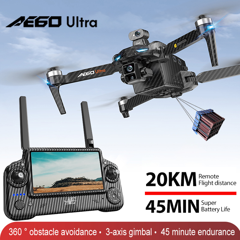 AE60 GPS Drone Professional 8K - đánh giá và giá Drone Battery Adapter