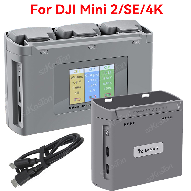For DJI Mavic Mini 2/SE Mini 4 - đánh giá và giá Drone Charging Hub