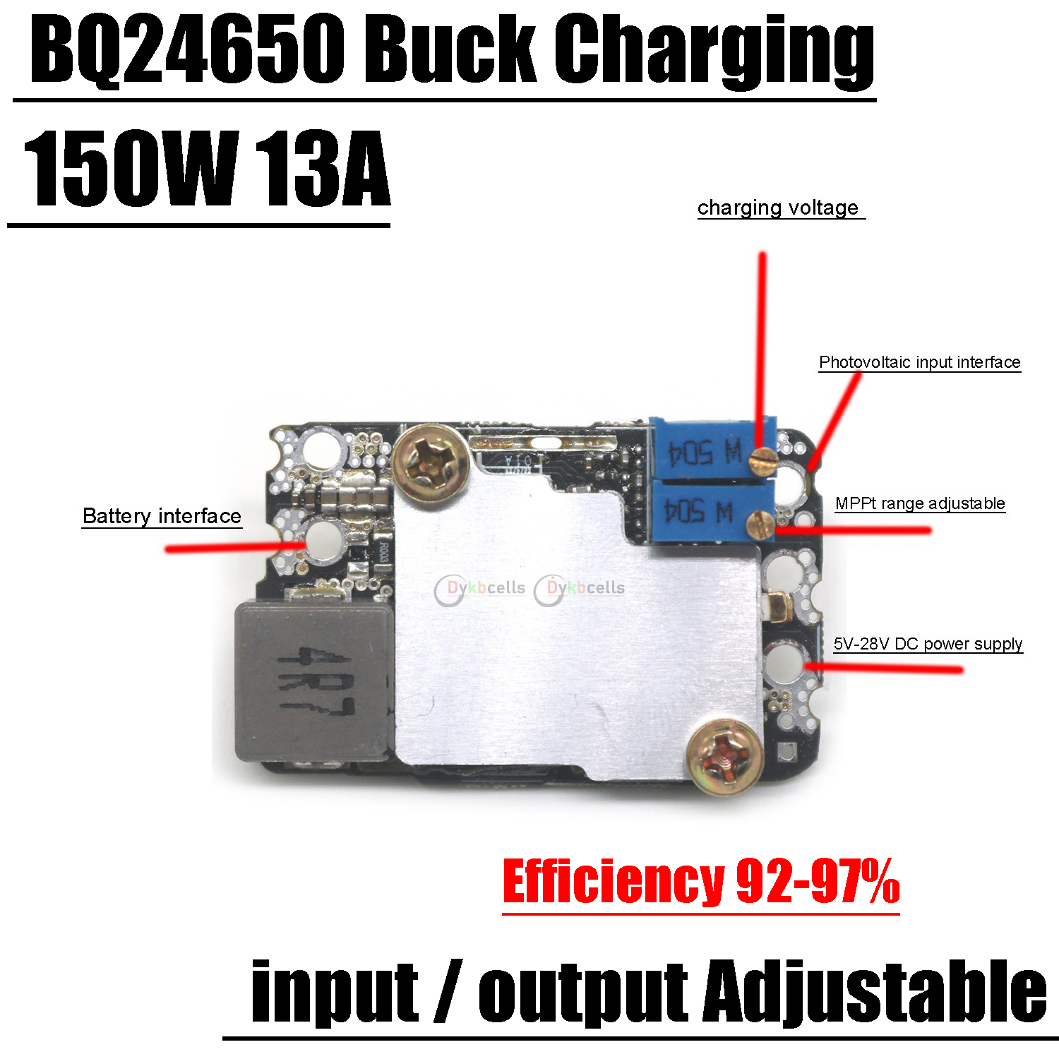 150W 13A BQ24650 Charging MPPT - đánh giá và giá Drone Solar Charger