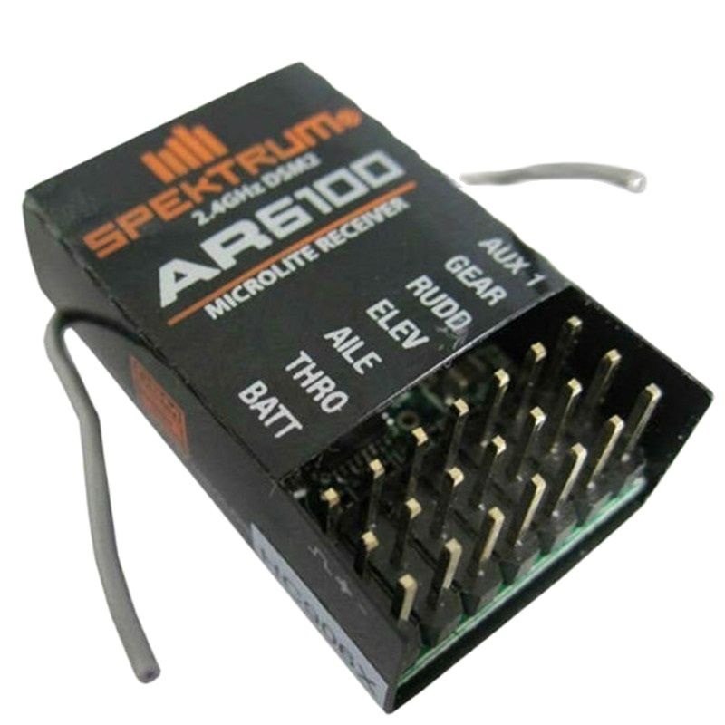 AR6100 DSM2 6CH 2.4GHz Receive - đánh giá và giá Drone Battery Adapter