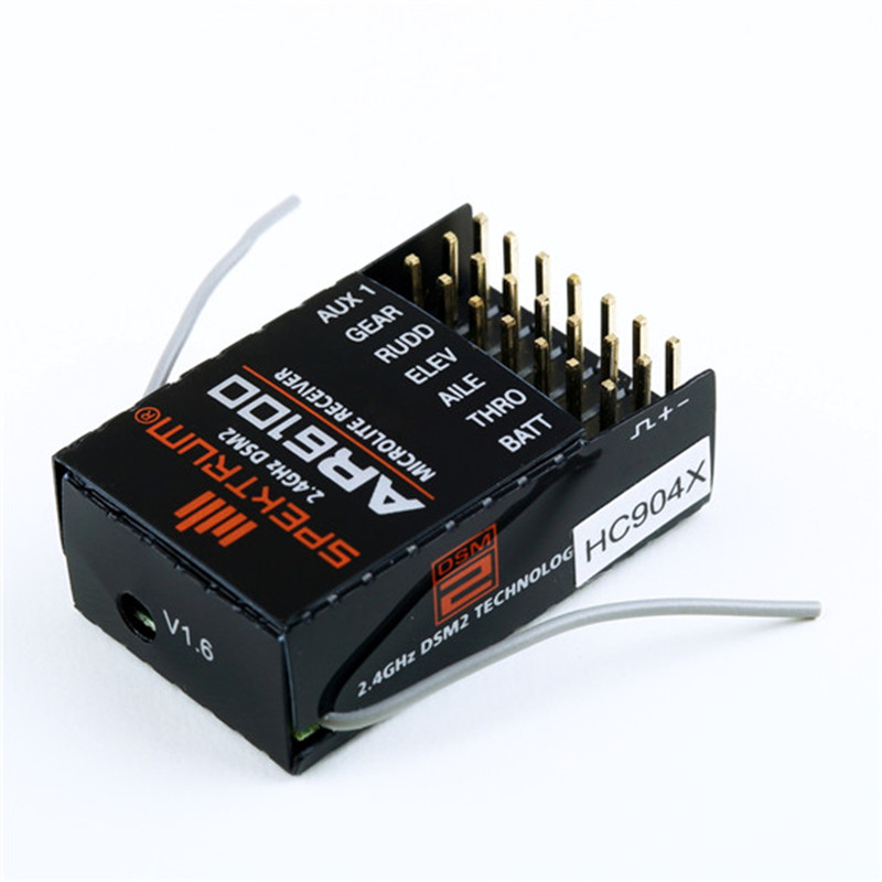 AR6100 DSM2 6CH 2.4GHz Receive - đánh giá và giá Drone Battery Adapter