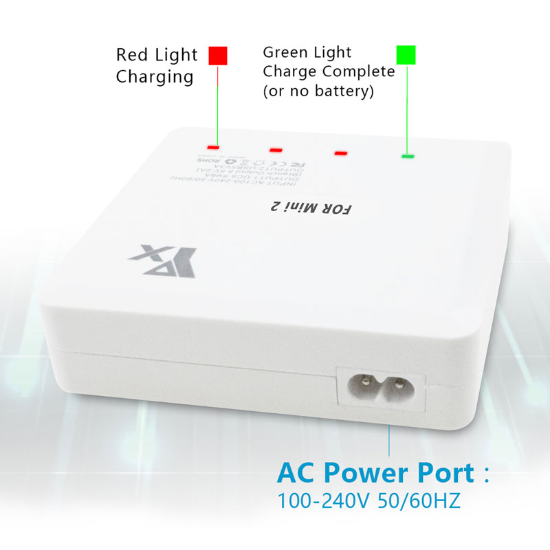 YX 6IN1 Fast Smart Battery Cha - đánh giá và giá Drone Charging Hub