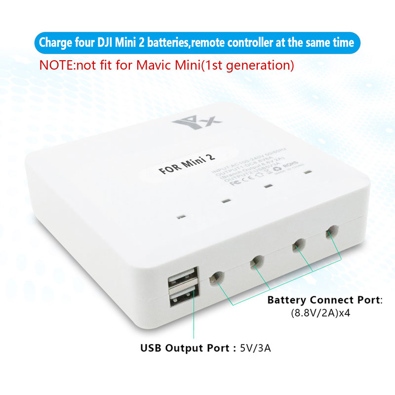 YX 6IN1 Fast Smart Battery Cha - đánh giá và giá Drone Charging Hub