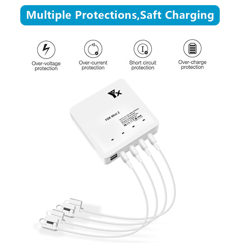 YX 6IN1 Fast Smart Battery Cha - đánh giá và giá Drone Charging Hub