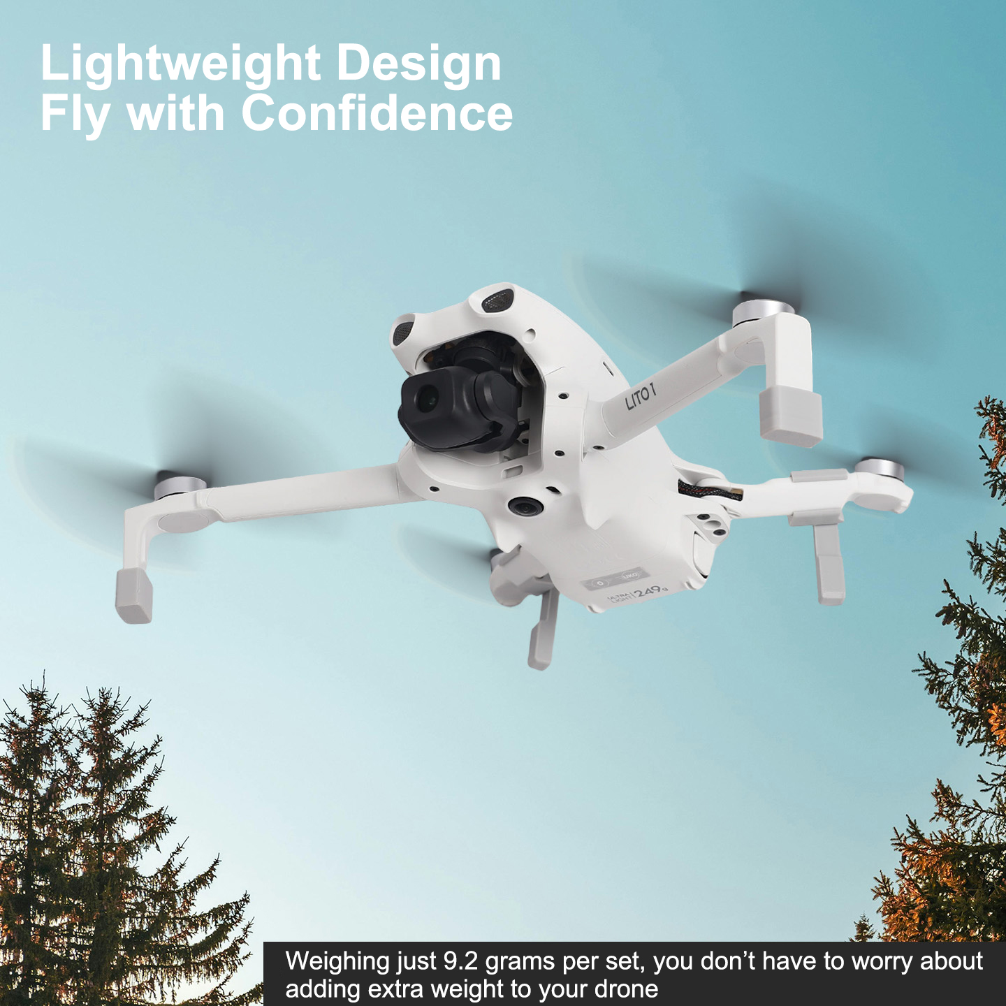 Landing Gear Extender for DJI  - đánh giá và giá Drone Landing Pad