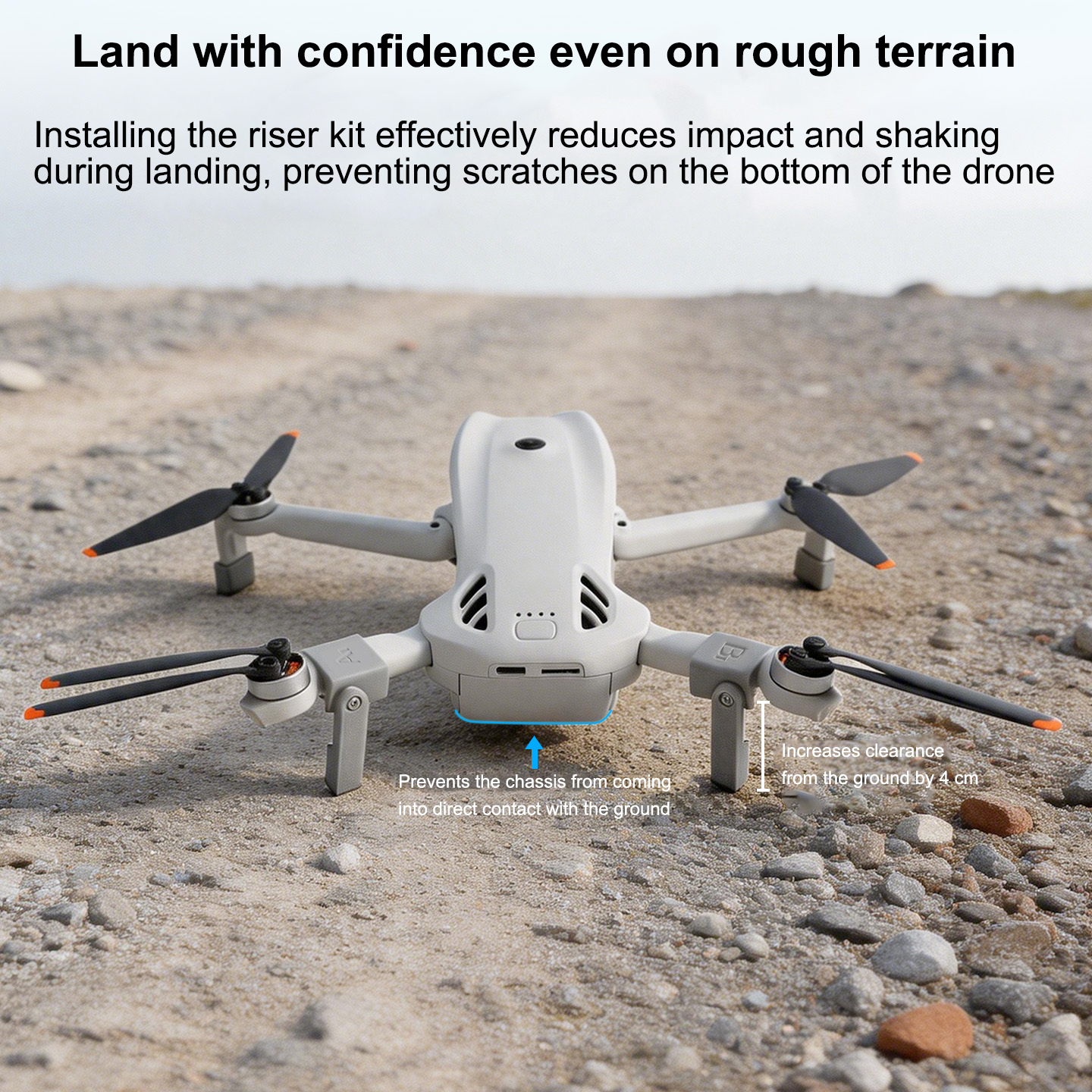 Landing Gear Extender for DJI  - đánh giá và giá Drone Landing Pad