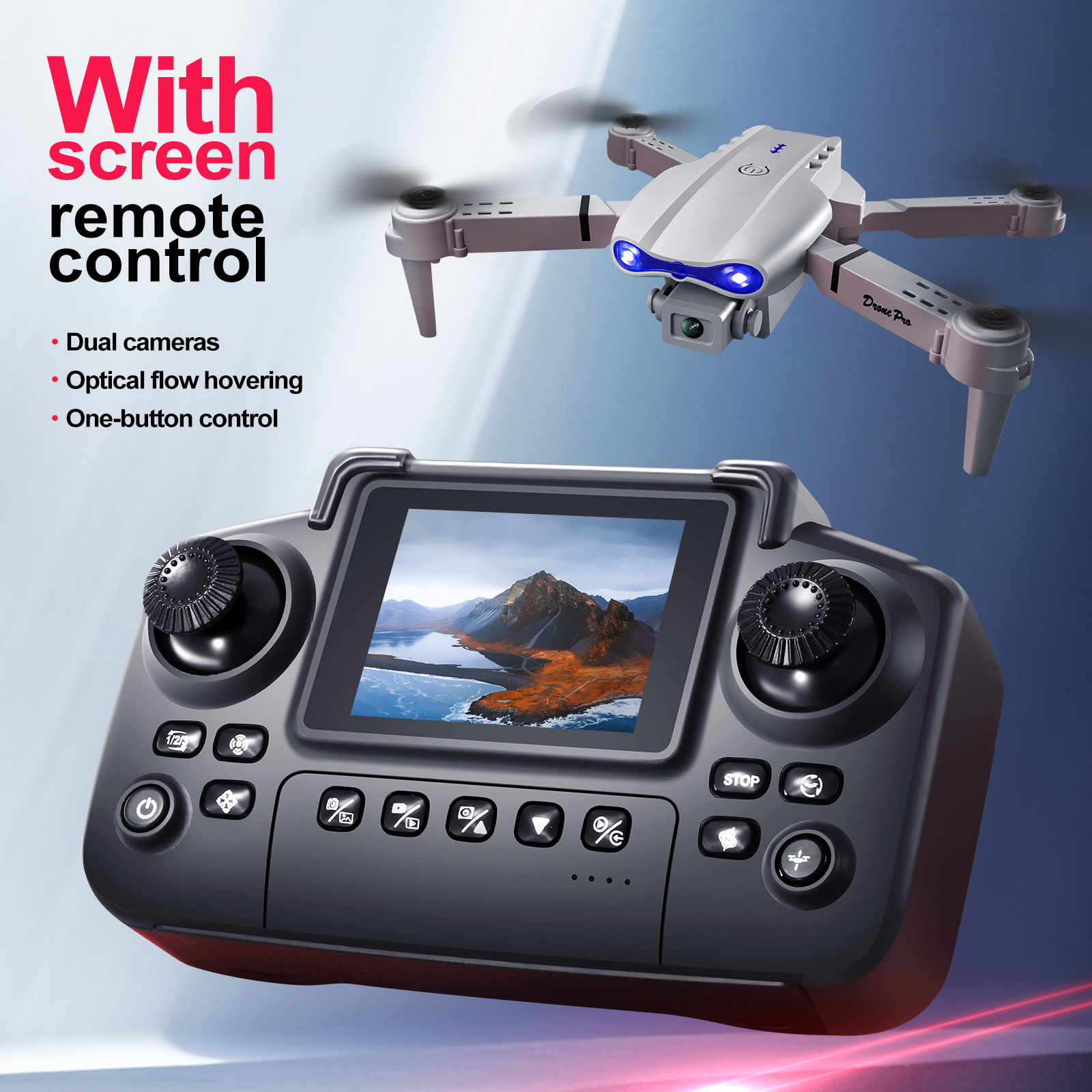 2025 New E88 E99 Upgraded Dron - đánh giá và giá Drone Controller Screen