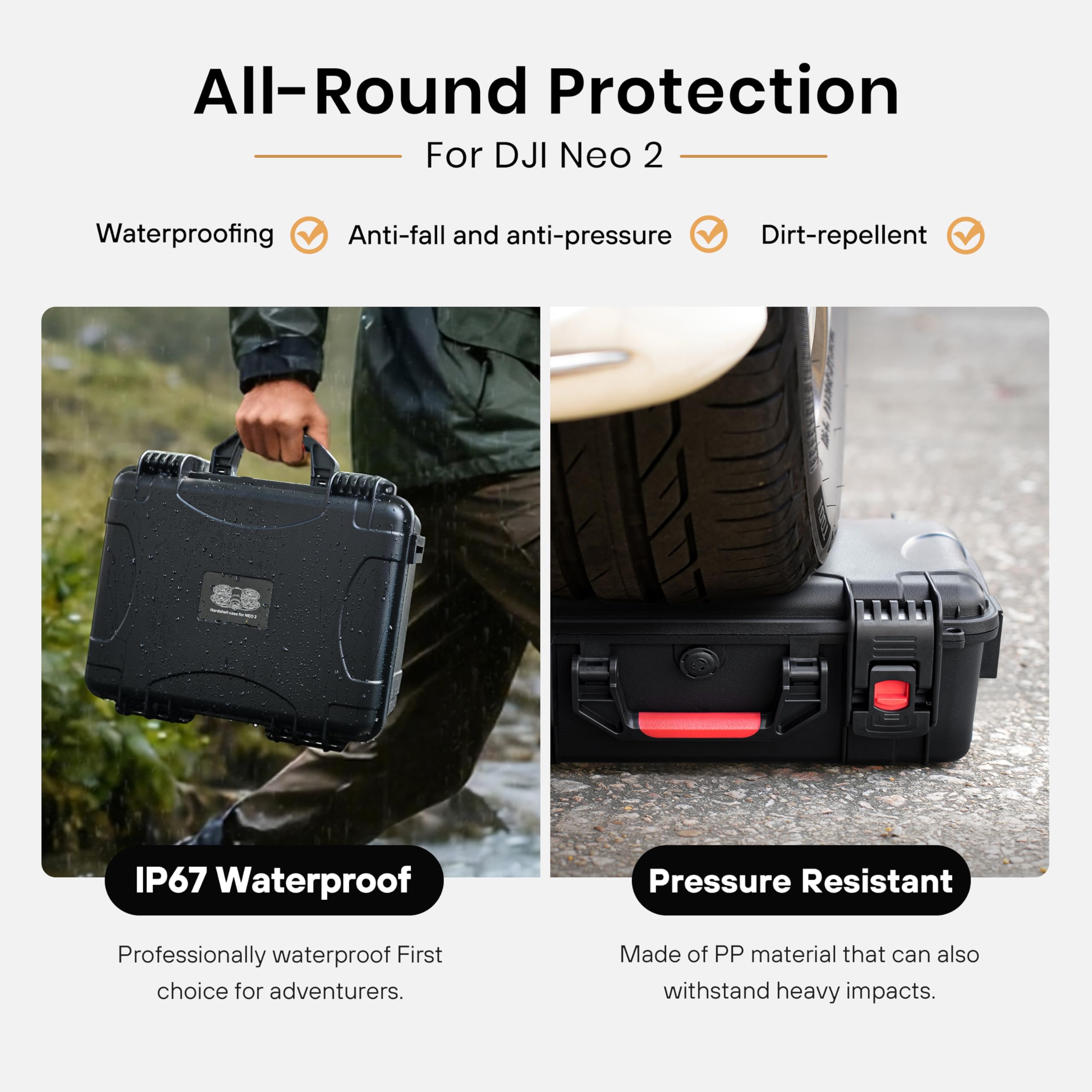 STARTRC Waterproof Hard Carryi - đánh giá và giá Drone Joystick Cover