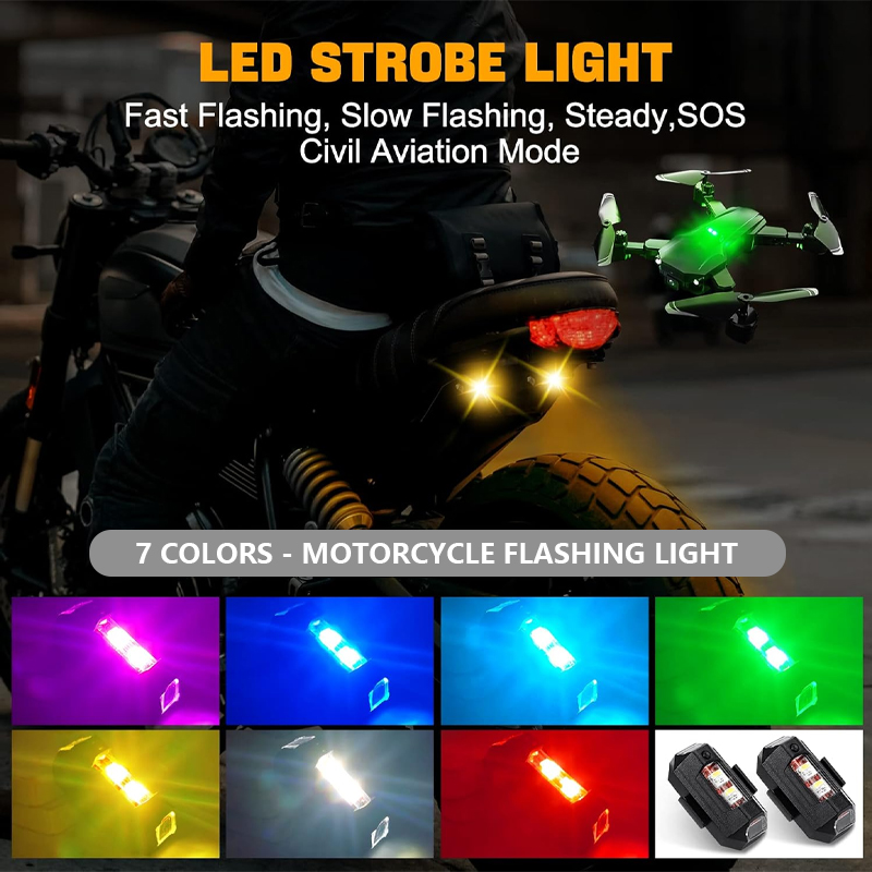 Universal Strobe Light for Mot - đánh giá và giá Drone Strobe Light