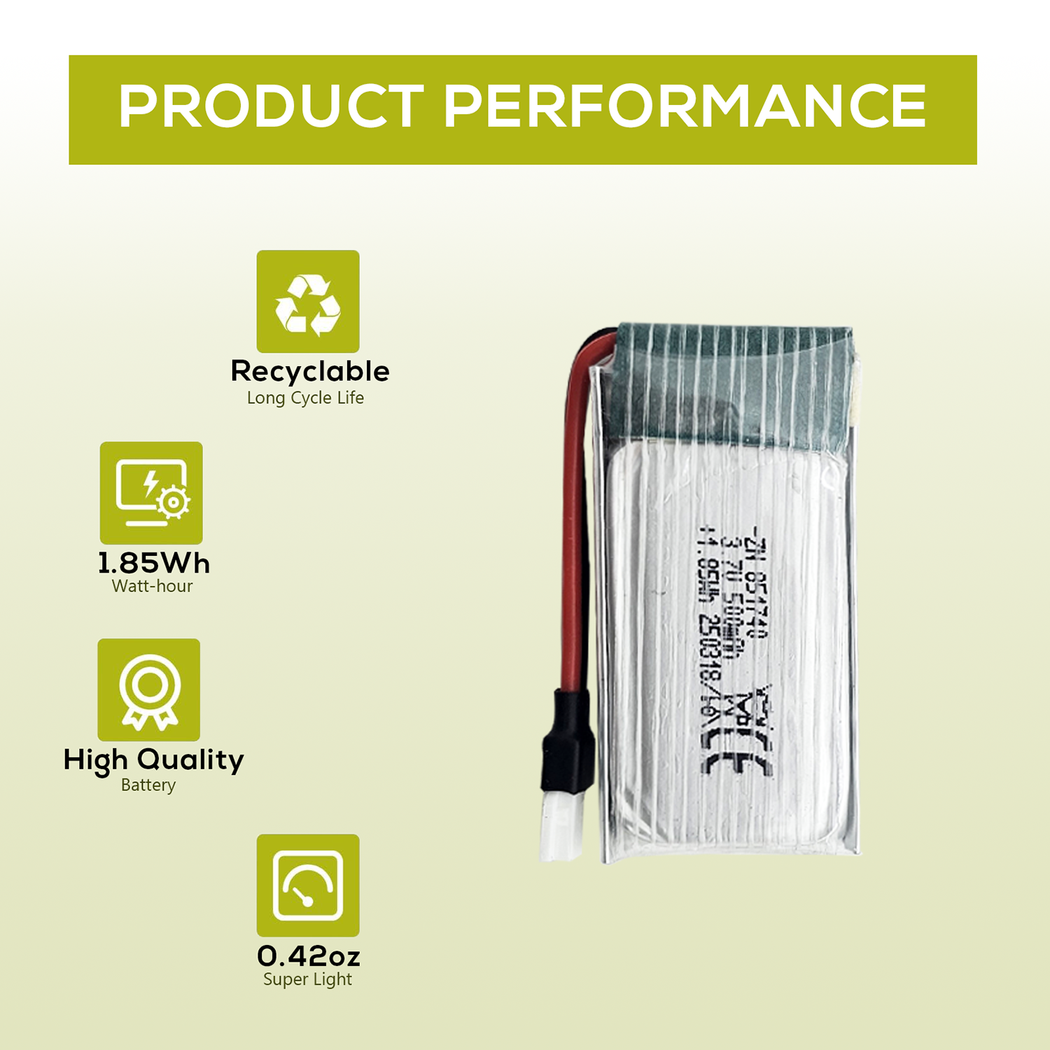 5Pcs 3.7V 500mAh LiPo Batterie - đánh giá và giá Drone Battery Adapter