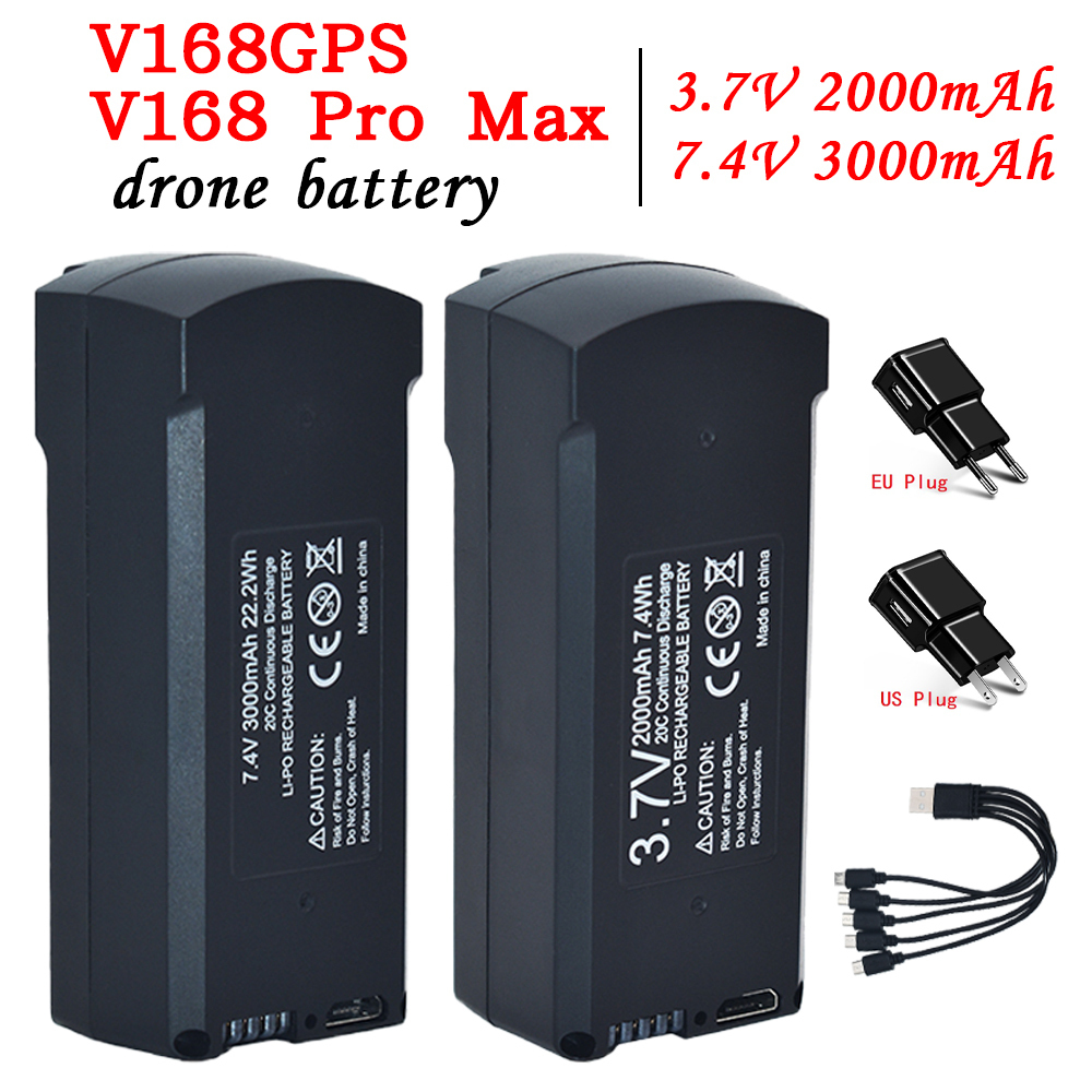 GPS V198 7.4V 3000mAh Battery  - đánh giá và giá Drone Power Bank